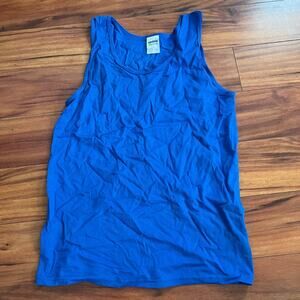 Sleeveless Royal Blue Muscle Tee size S